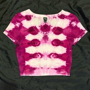 Pink Tie-Dye Women's Top